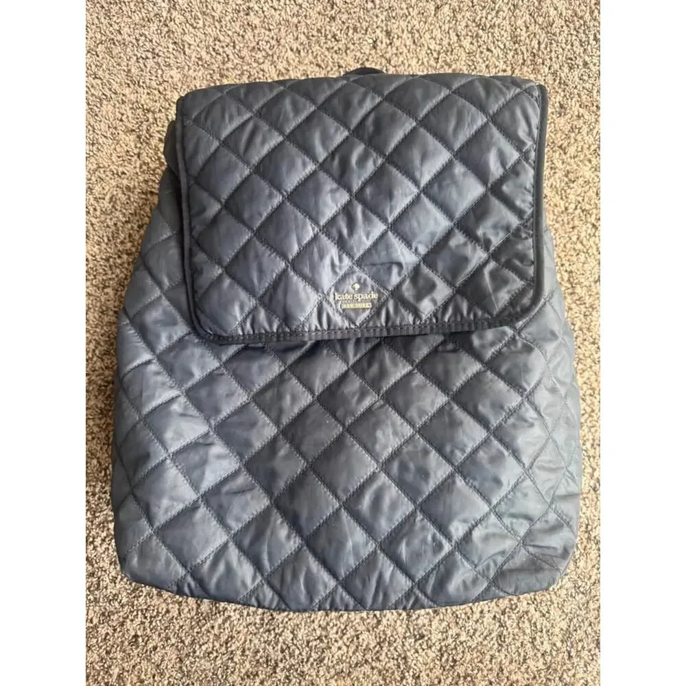 Kate Spade New York Quilted Diaper Bag + Changing Pad